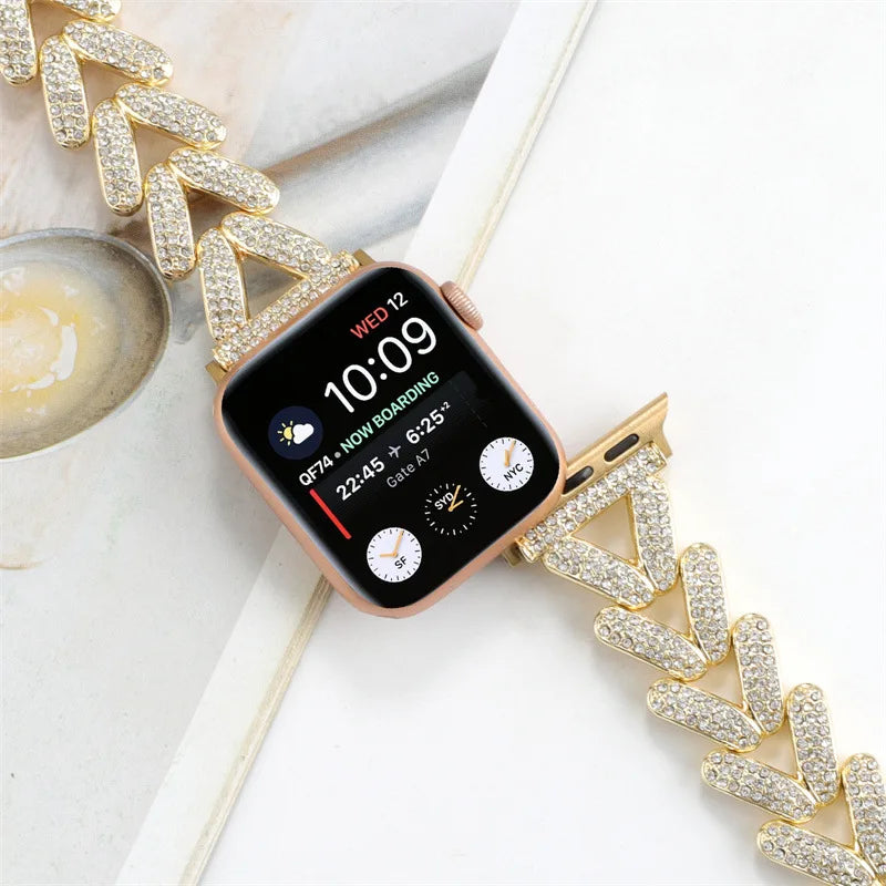 Bracelet Étincelle — Apple Watch Femme