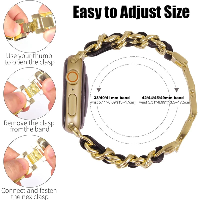 Bracelet Élégance — Apple Watch Femme
