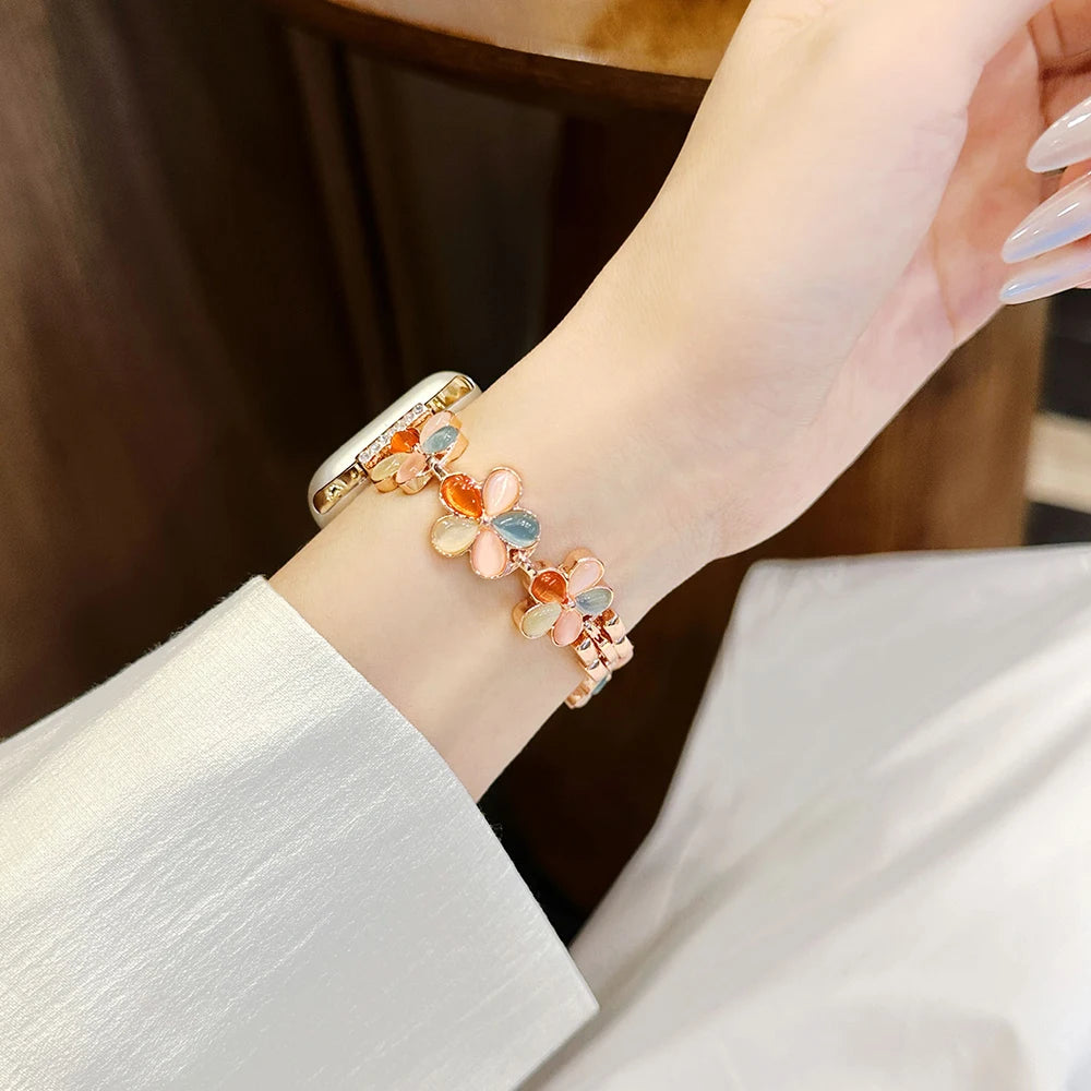 Bracelet Fleur — Apple Watch Femme