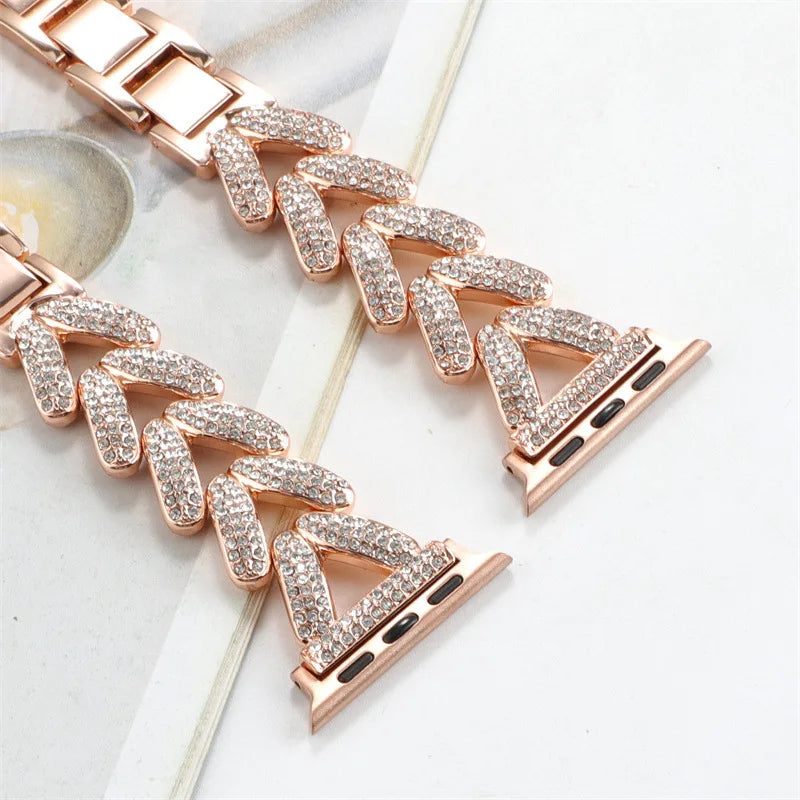 Bracelet Étincelle — Apple Watch Femme