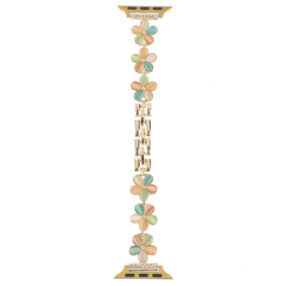 Bracelet Fleur — Apple Watch Femme