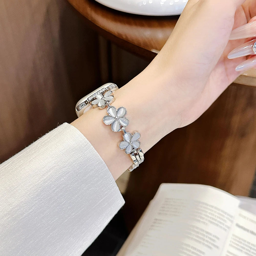 Bracelet Fleur — Apple Watch Femme